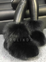 Load image into Gallery viewer, Autumn Winter New Style Fox Fur Flat Warm Fur Boot Fur-lined Short Snow Boots fox Fur Boots for Women's
