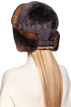 Load image into Gallery viewer, Rex Rabbit Fur Shearling Mouton Sheepskin Trapper Hat Ushanka Aviator Hat Luxury Soft Fluffy Natural Rex Rabbit Fur Hat