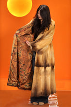 Load image into Gallery viewer, Full length natural golden marten coat with shawl collar