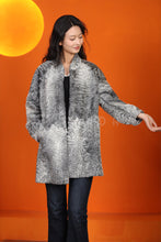 Load image into Gallery viewer, Natural karakul fur coat & jacket with stand collar
