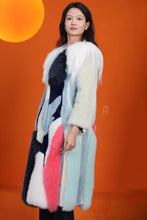 Load image into Gallery viewer, Full length natural Saga mink fur coat