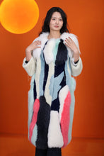 Load image into Gallery viewer, Full length natural Saga mink fur coat