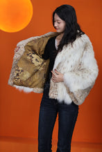Load image into Gallery viewer, Natural lynx fur coat & jacket with shawl collar