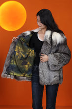 Load image into Gallery viewer, Natrual Saga platinum gold fox fur coat & jacket