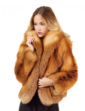 Load image into Gallery viewer, Canada Red Fox Fur Coat Jacket