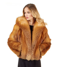 Load image into Gallery viewer, Canada Red Fox Fur Coat Jacket