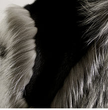 Load image into Gallery viewer, Silver Fox Hat Mink fur hat