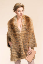 Load image into Gallery viewer, Real Red Fox Fur Coat Jacket