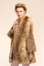 Load image into Gallery viewer, Real Red Fox Fur Coat Jacket