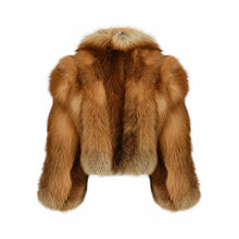 Load image into Gallery viewer, Short Luxury Women 100% Real Red Fox Fur Coat Natural Fur Jacket Warm Outwear
