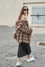 Load image into Gallery viewer, Stone Marten Fur Coat