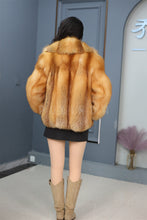 Load image into Gallery viewer, Natural Saga red fox fur coat & jacket