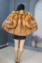 Load image into Gallery viewer, Natural Saga red fox fur coat & jacket