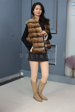 Load image into Gallery viewer, Women Genuine Muskrat Fur Vest