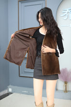 Load image into Gallery viewer, Women Genuine Mink Fur Vest