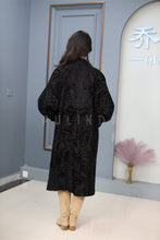 Load image into Gallery viewer, Full length natural karakul fur coat