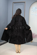 Load image into Gallery viewer, Full length natural karakul fur coat