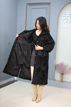 Load image into Gallery viewer, Full length natural karakul fur coat