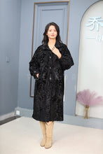 Load image into Gallery viewer, Full length natural karakul fur coat