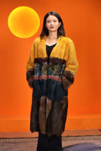 Load image into Gallery viewer, Full length natural beaver and lamb fur coat