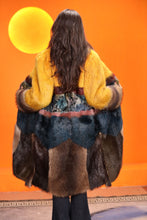 Load image into Gallery viewer, Full length natural beaver and lamb fur coat