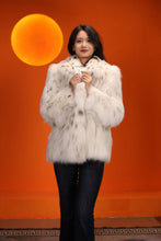 Load image into Gallery viewer, Natural lynx fur coat & jacket with shawl collar