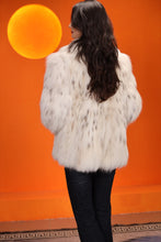 Load image into Gallery viewer, Natural lynx fur coat & jacket with shawl collar