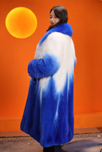 Load image into Gallery viewer, Full length natural Saga arctic fox fur coat