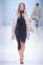 Load image into Gallery viewer, Saga fox fur coat  in imitation of lynx fur