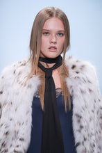 Load image into Gallery viewer, Saga fox fur coat  in imitation of lynx fur