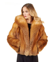 Load image into Gallery viewer, Canada Red Fox Fur Coat Jacket
