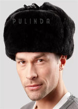 Load image into Gallery viewer, Sheared Beaver Full Fur Trapper Hat for Men Beaver Felt Top Hat Factory Price Fashionable Winter Warm Luxury Fur Hat for Men