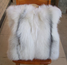 Load image into Gallery viewer, Genuine Fox Fur Pillow Cushion