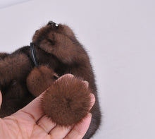 Load image into Gallery viewer, Ladies Mink Fur Shoulder Bucket Bag