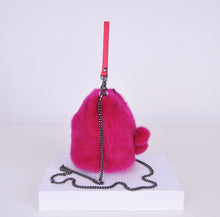 Load image into Gallery viewer, Ladies Mink Fur Shoulder Bucket Bag