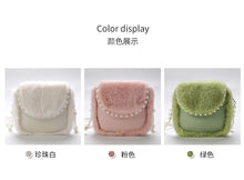Load image into Gallery viewer, Ladies Mink Purse Cross Body Bag