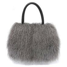 Load image into Gallery viewer, Ladies Mongolian Sheep Fur Handbag with Multicolor