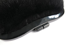 Load image into Gallery viewer, Mink Fur Ladies Clutch Party Bag in Black