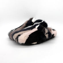 Load image into Gallery viewer, Mink Fur Mule Slippers Clog Slides Flat Slippers