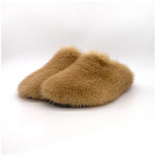 Load image into Gallery viewer, Mink Mule Slippers Clog Slides