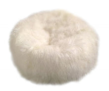 Load image into Gallery viewer, Mongolian Sheep Fur Fluffy Fuzzy BeanBag Chair