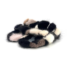 Load image into Gallery viewer, Multicolor Mink Sandals Shoes Fur Slippers Slides Fur Sliders Flip Flops-11