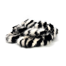 Load image into Gallery viewer, Multicolor Mink Sandals Shoes Fur Slippers Slides Fur Sliders Flip Flops