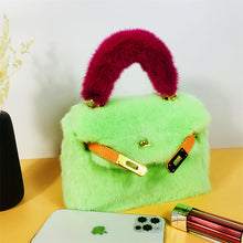 Load image into Gallery viewer, Womens Real Mink Fur Mini Kelly Bag