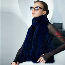 Load image into Gallery viewer, Real Knitted Russian Sable Scarf Stole Shawl Muffler Stole