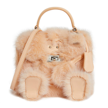 Load image into Gallery viewer, Real Mink Fur Handbag