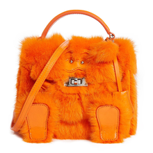 Load image into Gallery viewer, Real Mink Fur Handbag
