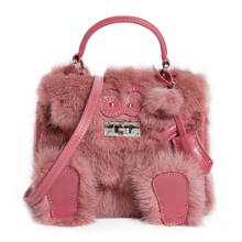 Load image into Gallery viewer, Real Mink Fur Handbag
