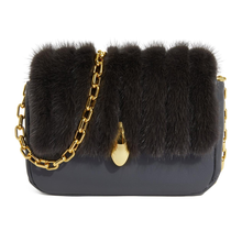 Load image into Gallery viewer, Real Mink Fur Square Bag