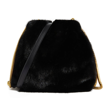 Load image into Gallery viewer, Real Mink Purse
